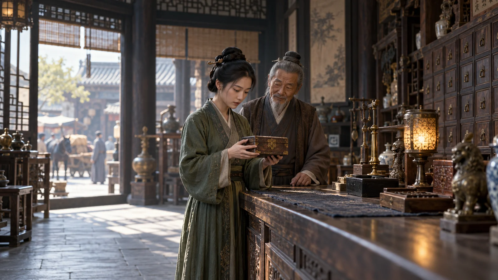 黄豆短剧《不收银子的典当行》：一只赎不回的木匣，藏着掌柜迟了二十年的承诺