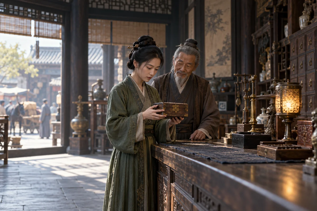 黄豆短剧《不收银子的典当行》：一只赎不回的木匣，藏着掌柜迟了二十年的承诺